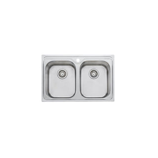 Oliveri Diaz Double Bowl Universal Sink | DZ23TU - DZ23TU 1TH