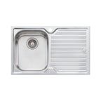 Oliveri Diaz Left Hand Single Bowl Sink & Drainer DZ121 - DZ121 1TH