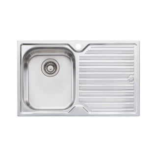 Oliveri Diaz Left Hand Single Bowl Sink & Drainer DZ121 - DZ121 1TH