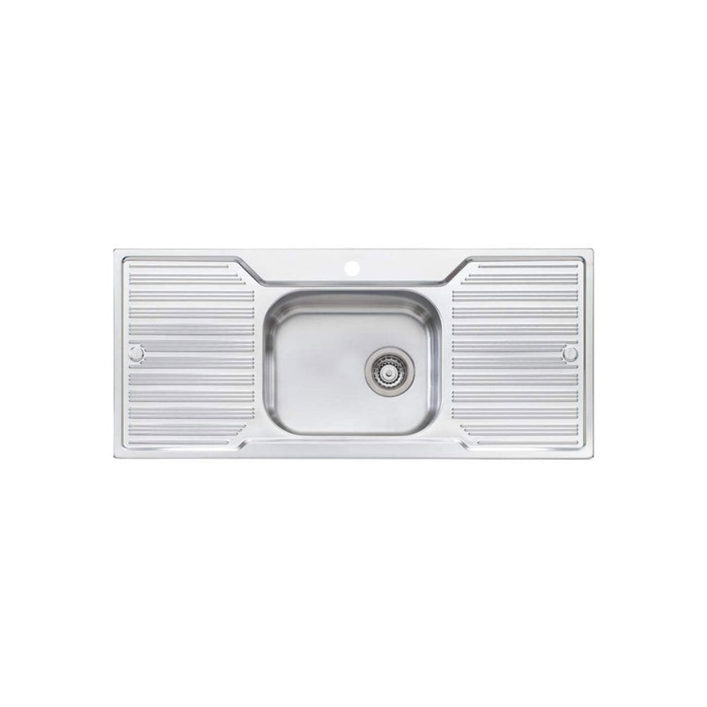 Oliveri Diaz Single Bowl Sink With Double Drainer DZ133