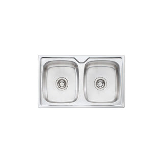 Oliveri Endeavour Double Bowl Topmount Sink EE64 - EE64 1TH