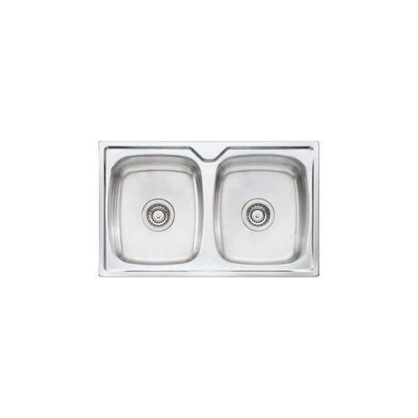 Oliveri Endeavour Double Bowl Topmount Sink EE64