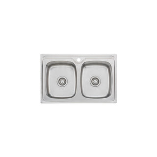 Oliveri Endeavour Double Bowl Universal Sink | EE23TU - EE23TU 1TH