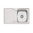Oliveri Endeavour Right Single Bowl Sink With Drainer EE22 - EE22 1TH