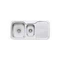 Oliveri LakeLand 1 & 1-2 Left Bowl Sink With Drainer | LL126