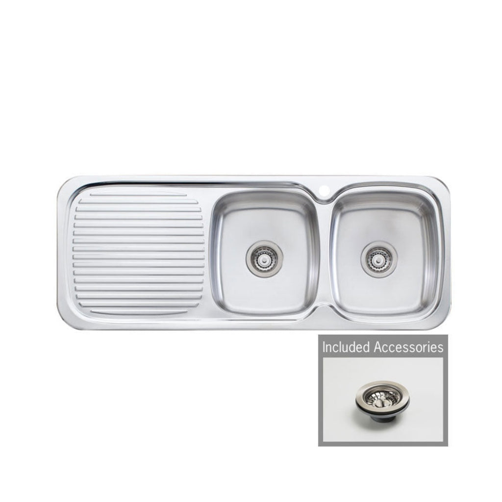 Oliveri LakeLand Right Bowl Sink LL157