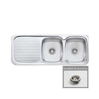 Oliveri LakeLand Right Bowl Sink LL157