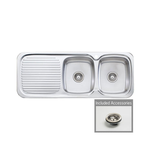 Oliveri LakeLand Right Bowl Sink LL157