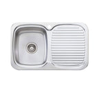 Oliveri LakeLand Single Left Hand Sink With Drainer LL116