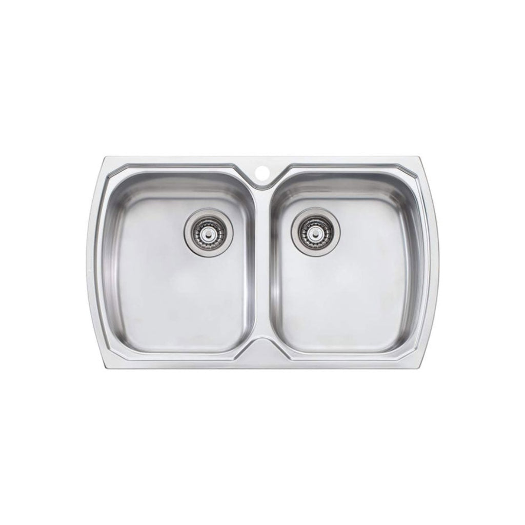 Oliveri Monet Double Bowl Topmount Sink MO763 - MO763 1TH