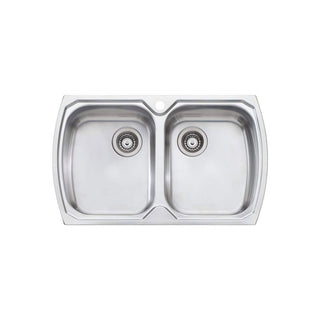Oliveri Monet Double Bowl Topmount Sink MO763 - MO763 1TH