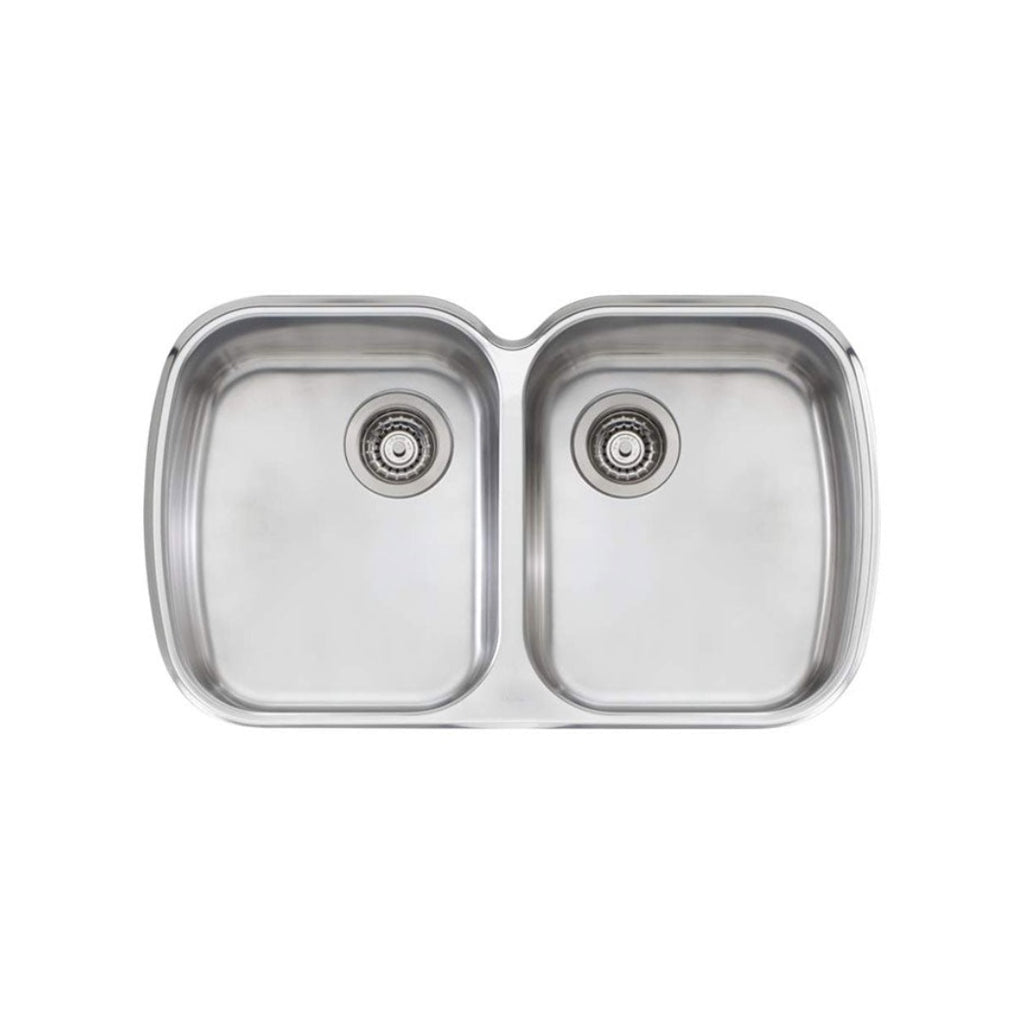 Oliveri Monet Double Bowls Undermount Sink MO70U