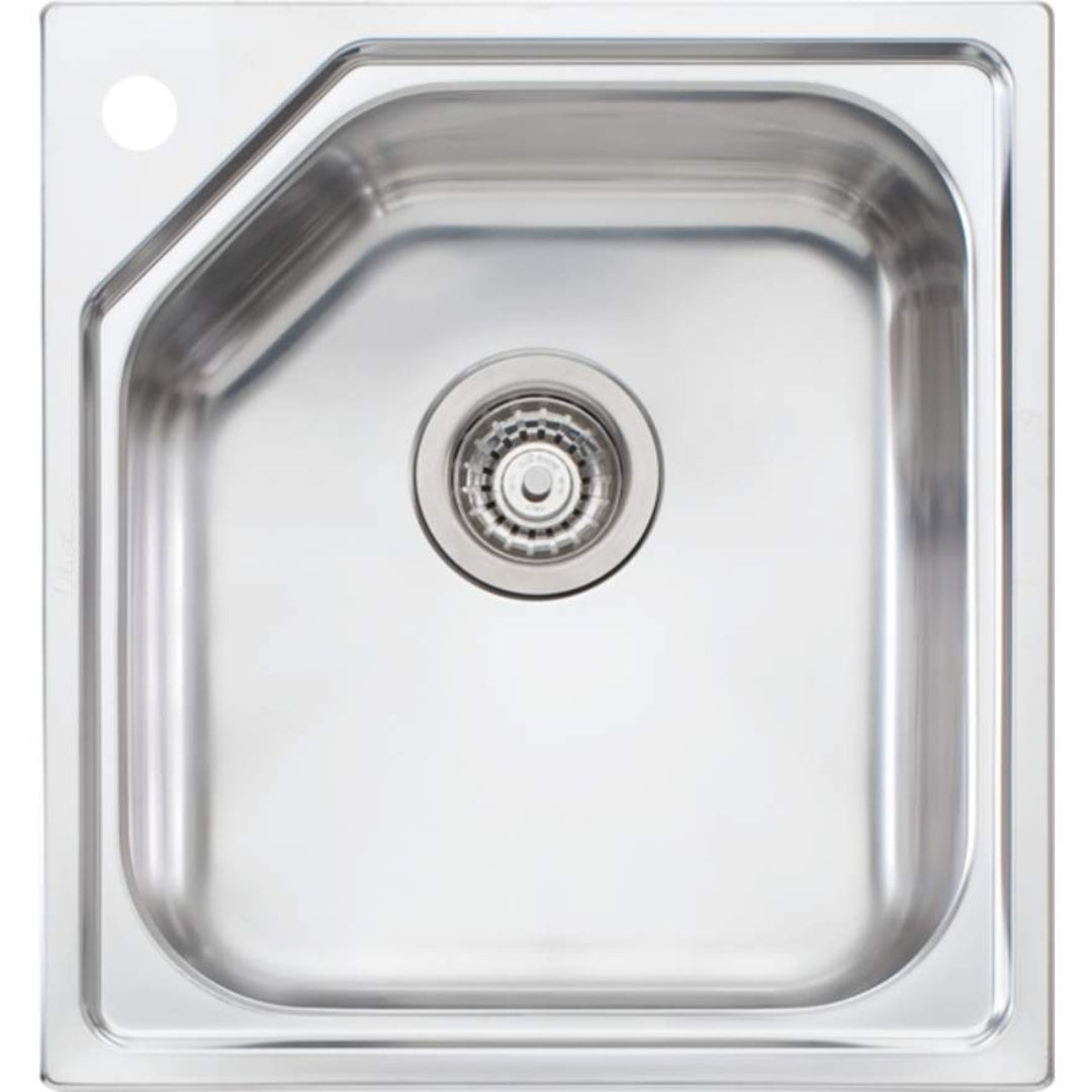 Oliveri Nu-Petite Standard Bowl Topmount Sink - NP610 - NP610 1TH