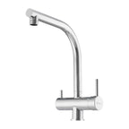 Oliveri Essentials Square Gooseneck 3 Way Filter Tap + FS7005 Filter - Chrome - FT3ESQ + FS7005