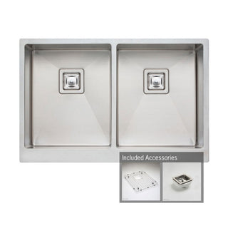 Oliveri Professional Butler Series Double Bowl Undermount Sink PR1263U