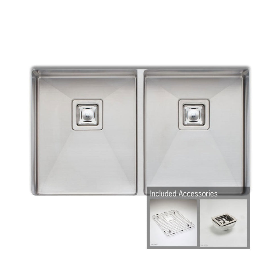 Oliveri Professional Series Double Bowl Undermount Sink PR1163U