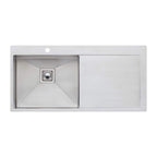 Oliveri Professional Series Single Bowl Sink with Drainer - PR1121 - PR1121 1TH