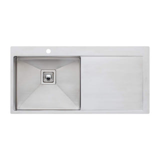 Oliveri Professional Series Single Bowl Sink with Drainer - PR1121 - PR1121 1TH