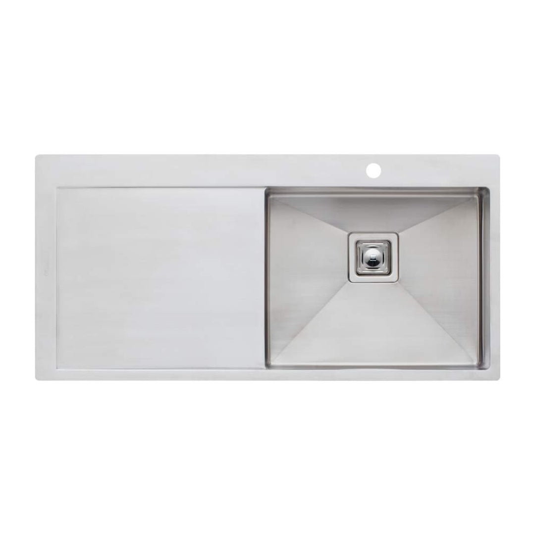 Oliveri Professional Series Single Bowl Sink with Drainer - PR1121 - PR1121 1TH