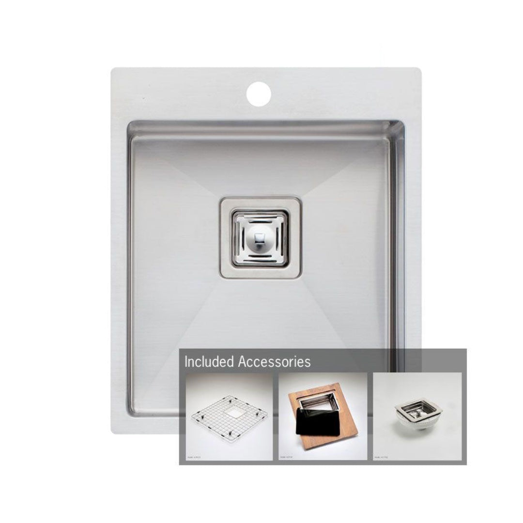 Oliveri Professional Series Single Bowl Sink PR1131 - PR1131 1TH