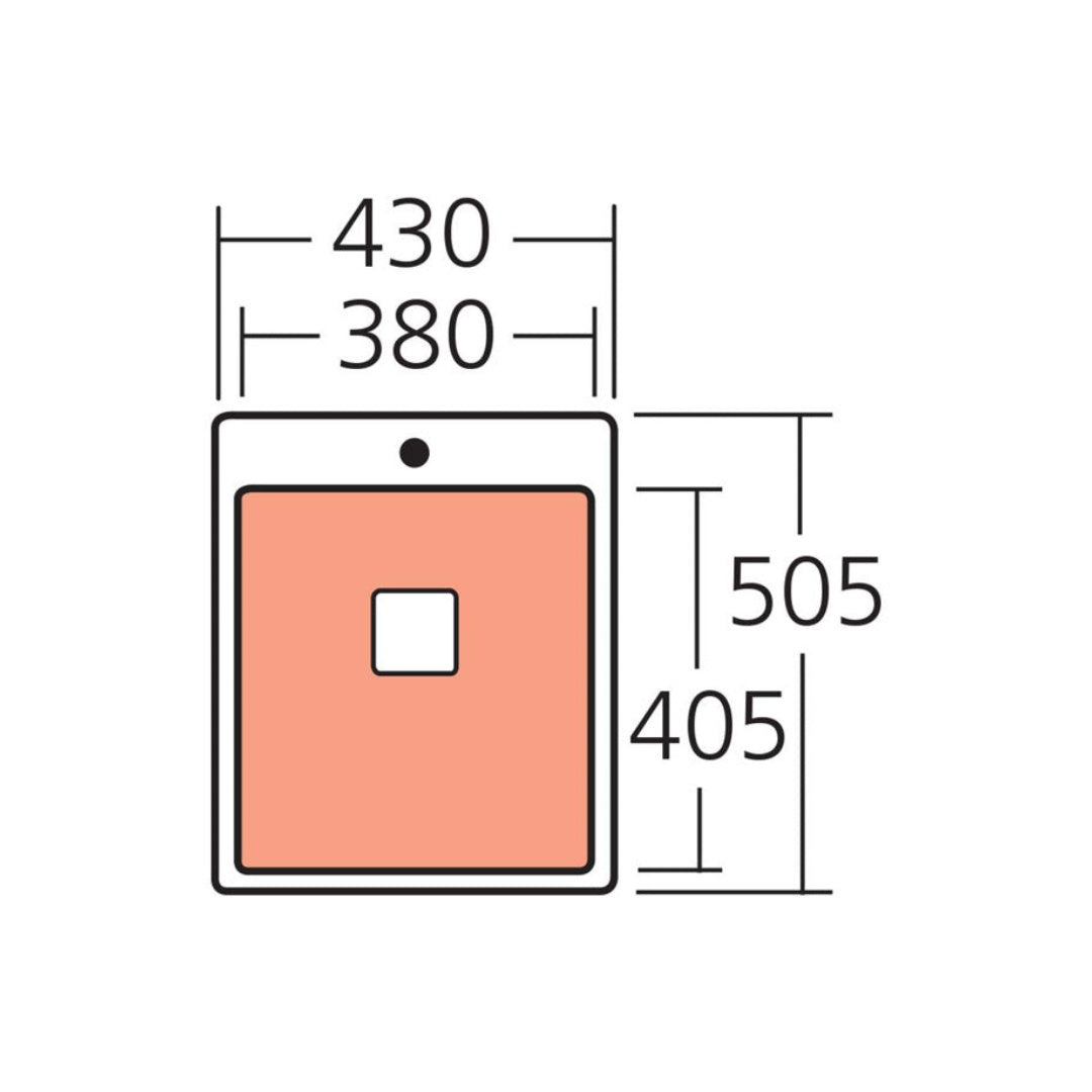 Oliveri Professional Series Single Bowl Sink PR1131 - PR1131 1TH