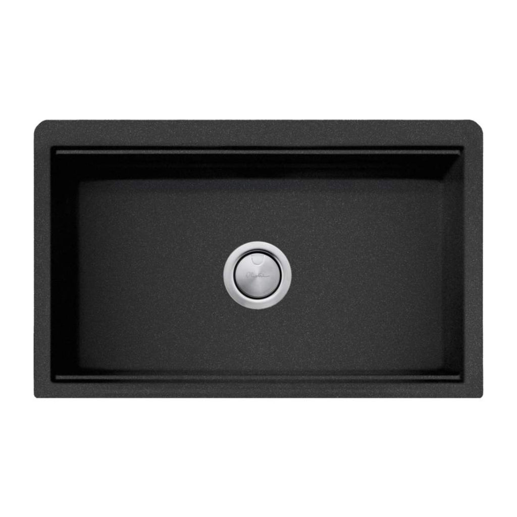 Oliveri Santorini Black Farmhouse Undermount Sink - ST-BL1584U