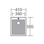 Oliveri Santorini Single Bowl Topmount Sink ST-BL1531 OF