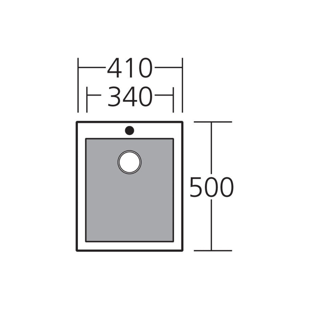 Oliveri Santorini Single Bowl Topmount Sink ST-BL1531 OF