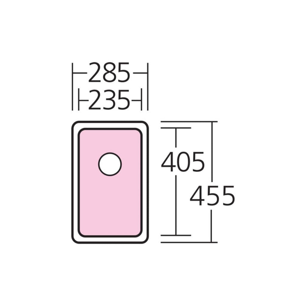 Oliveri Sonetto Single Bowl Undermount Sink SN1020U