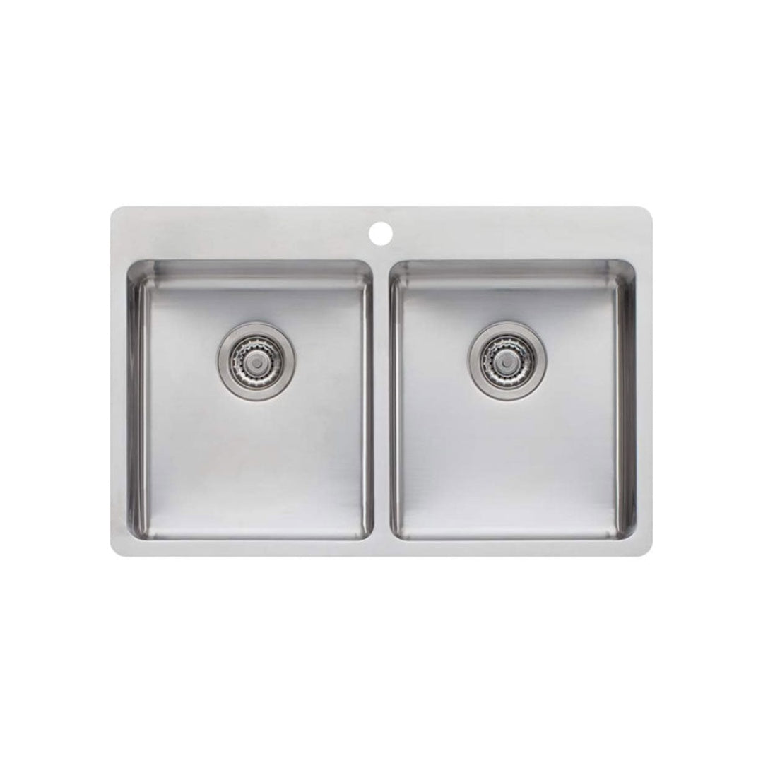 Oliveri Sonetto Double Bowl Topmount Sink SN1064
