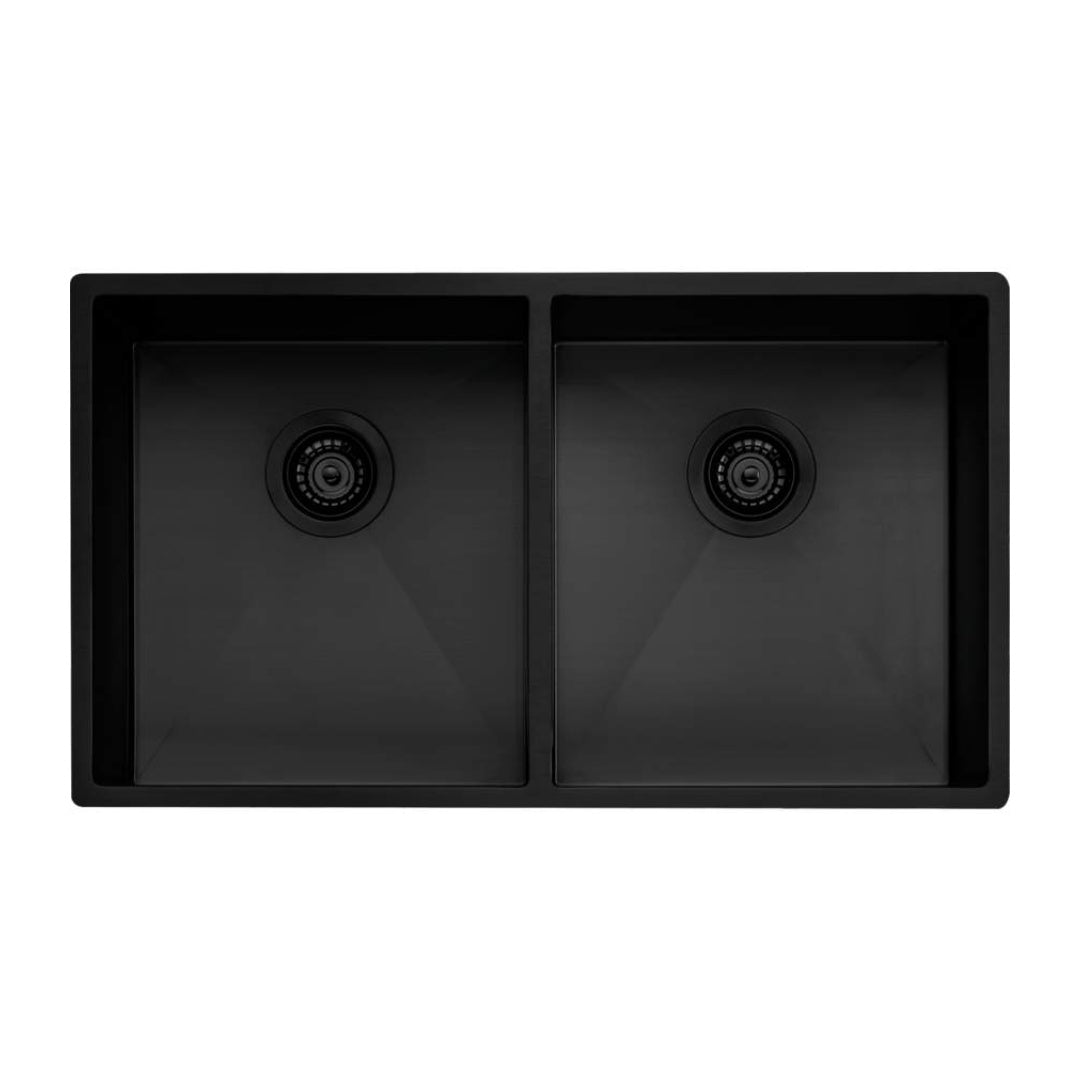 Oliveri Spectra Double Bowl Sink - Black - SB63BK