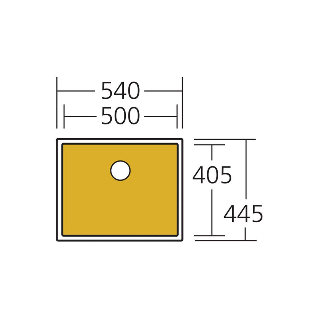 Oliveri Spectra Single Bowl Sink - Copper - SB50CU