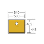 Oliveri Spectra Single Bowl Sink - Stainless Steel - SB50SS