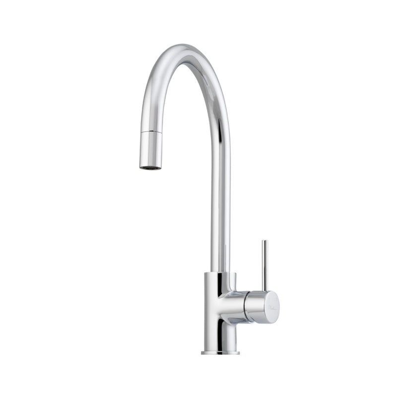 Oliveri Venice Gooseneck Pull-Out Sink Mixer - Chrome