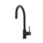 Oliveri Venice Gooseneck Pull-Out Sink Mixer - Matte Black - VE520FMB-P