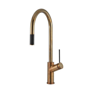 Oliveri Vilo Pull Out Mixer - Natural Brass - VT0398B-NB