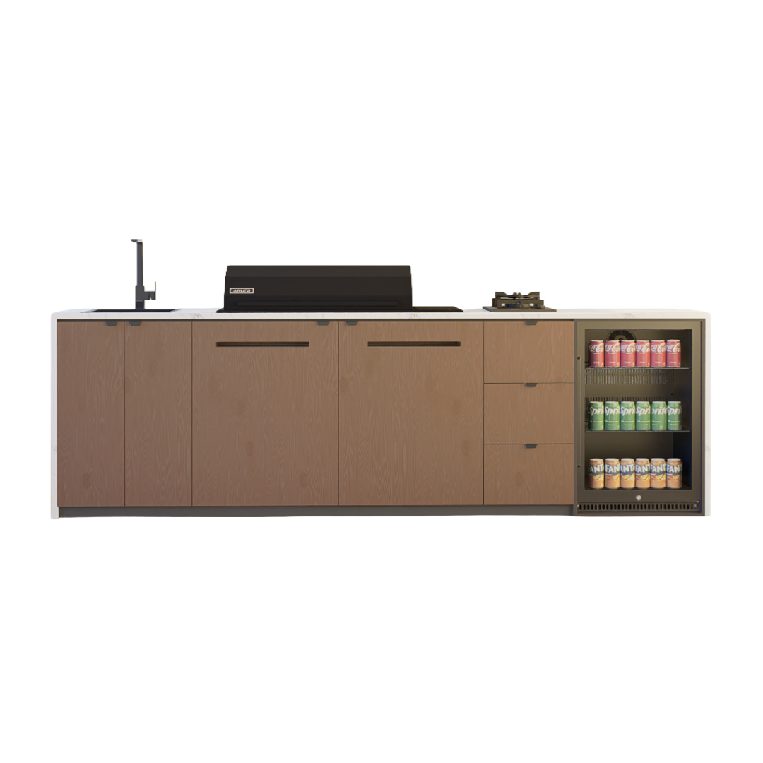 Euro Alfresco Oslo 3055mm Outdoor Kitchen Package