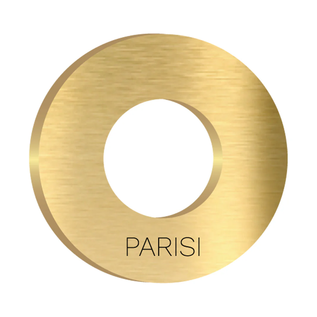 Parisi Overflow Cover Ring - Brushed Brass - OFC.46