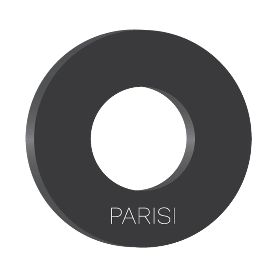 Parisi Overflow Cover Ring - Matte Black - OFC.02