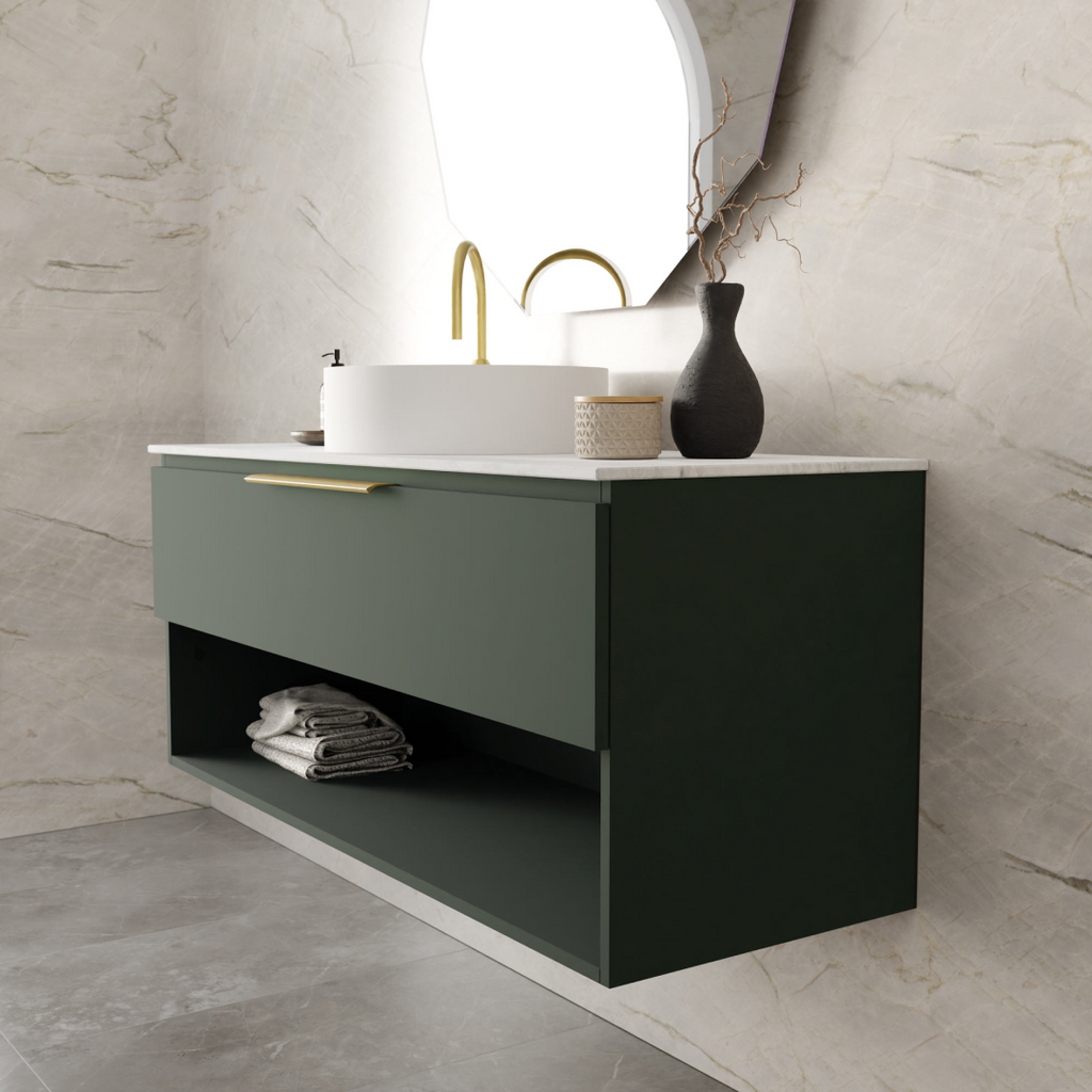 Marquis Oxford 1200mm Wall Hung Vanity - Otway - OXFORD 4 + Regio Basin