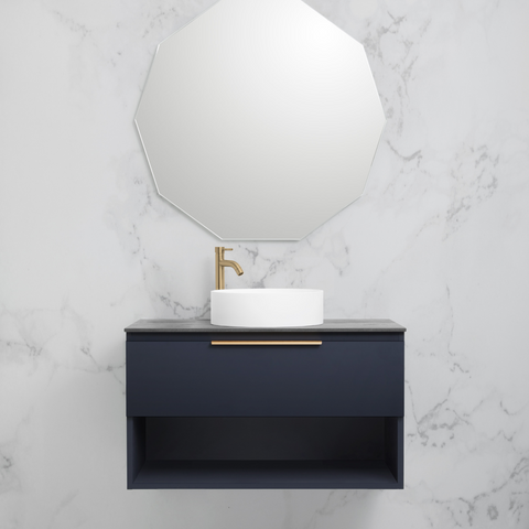 Marquis Oxford 900mm Wall Hung Vanity - Winter Sky