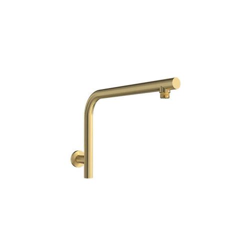 Parisi Envy II High Rise Wall Shower Arm - Brushed Brass