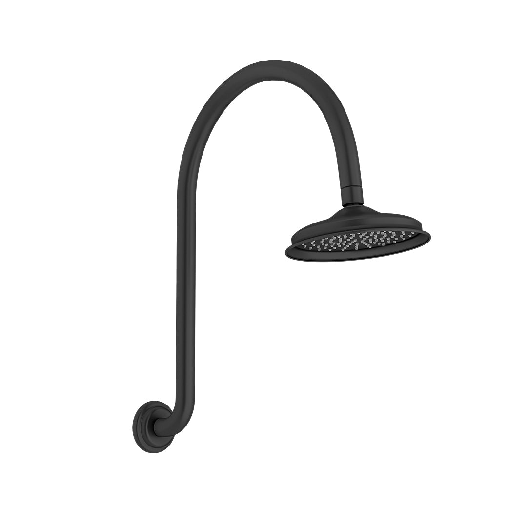 Linkware Augustine Shower Set - Matte Black - P2053BK + P2051BK-1