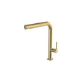 Parisi Envy 30 Kitchen Mixer with Fixed Spout and Pull-out Spray - Brushed Brass