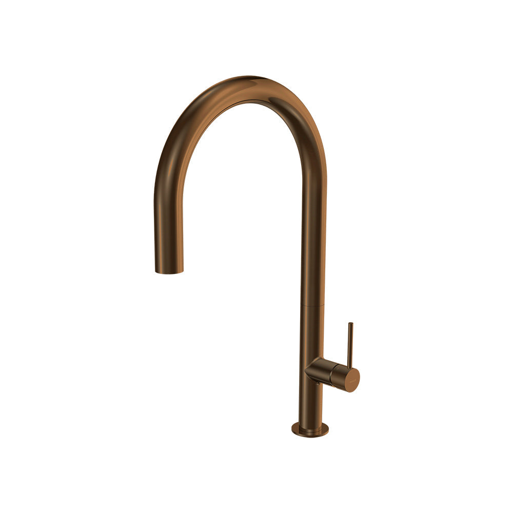 Parisi Envy 30 Kitchen Mixer with Round Spout - Matt Bronze
