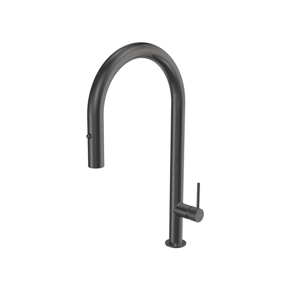 Parisi Envy 30 Kitchen Mixer with Round Spout and Pull Out Spray - Fucile