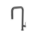 Parisi Envy 30 Kitchen Mixer with Square Spout and Pull-out Spray - Fucile