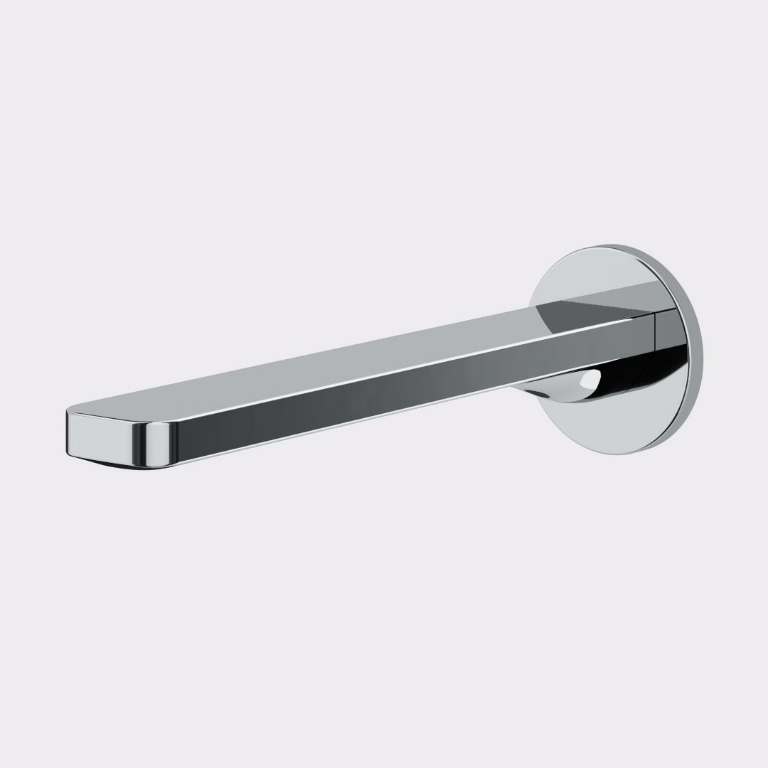 Argent Pace 2.0 200mm Bath Spout - LF Chrome - P944261B