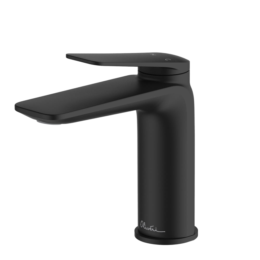 Oliveri Paris Basin Mixer - LF Matte Black - PA069526FMB