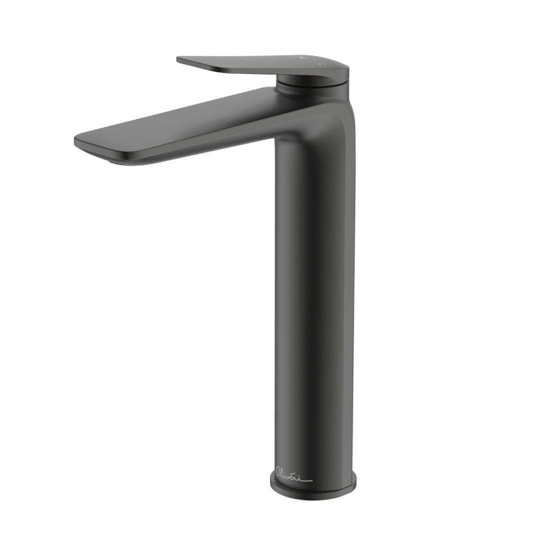 Oliveri Paris Tower Basin Mixer - LF Gun Metal - PA070525FGM